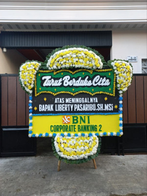 Papan Bunga Duka di Rorotan