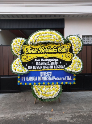 Papan Bunga Duka di Rorotan