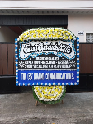 Papan Bunga Duka di Rorotan